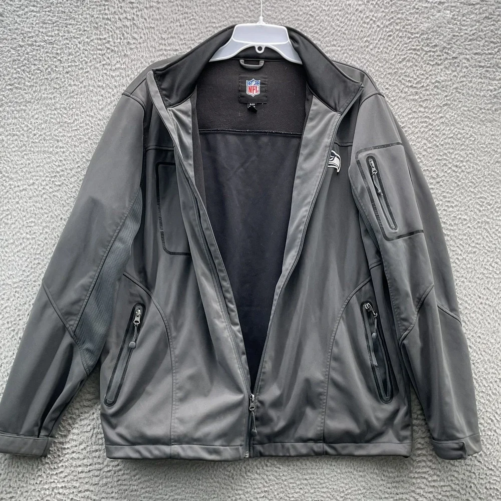 NFL Tech Jacket Men's XL Seattle Seahawks‎ Football Training Gorpcore Activewear